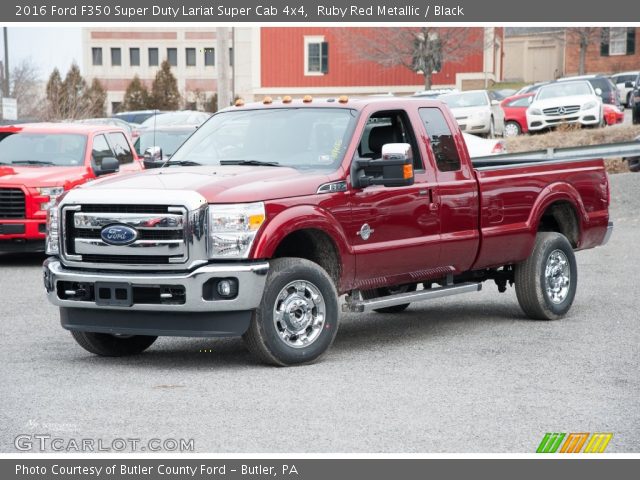 2016 Ford F350 Super Duty Lariat Super Cab 4x4 in Ruby Red Metallic