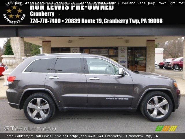 2014 Jeep Grand Cherokee Overland 4x4 in Granite Crystal Metallic