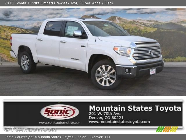 2016 Toyota Tundra Limited CrewMax 4x4 in Super White