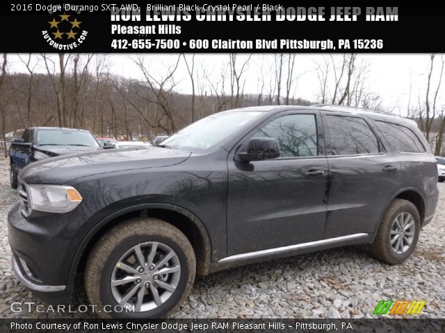 2016 Dodge Durango SXT AWD in Brilliant Black Crystal Pearl