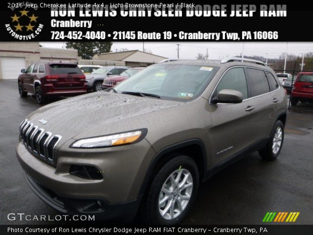 2016 Jeep Cherokee Latitude 4x4 in Light Brownstone Pearl