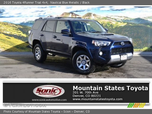 2016 Toyota 4Runner Trail 4x4 in Nautical Blue Metallic