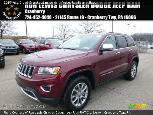 2016 Jeep Grand Cherokee Limited 4x4 in Velvet Red Pearl