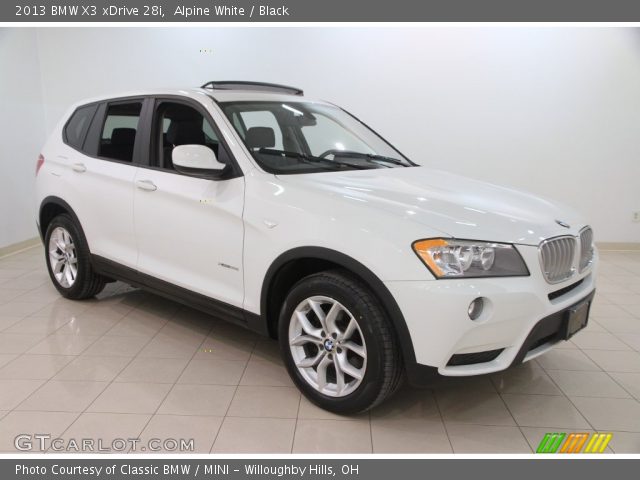 2013 BMW X3 xDrive 28i in Alpine White