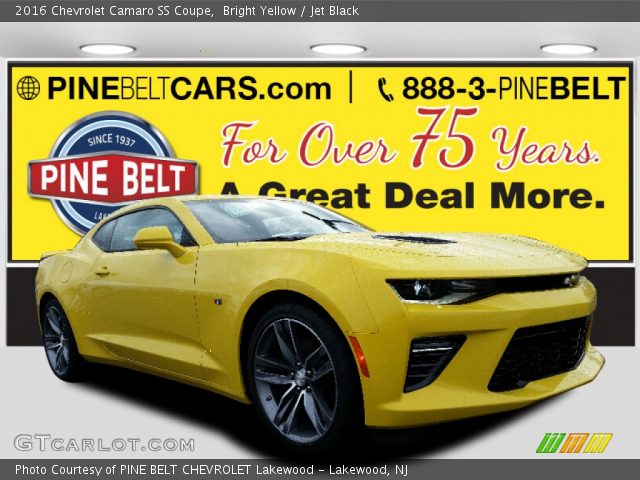 2016 Chevrolet Camaro SS Coupe in Bright Yellow