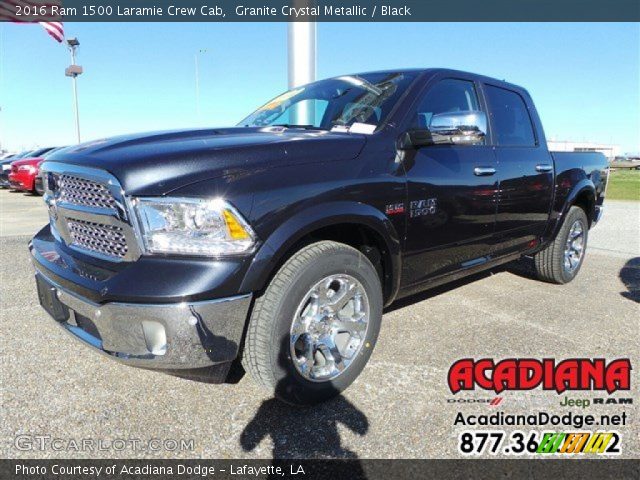 2016 Ram 1500 Laramie Crew Cab in Granite Crystal Metallic