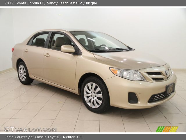 2012 Toyota Corolla LE in Sandy Beach Metallic