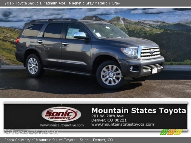 2016 Toyota Sequoia Platinum 4x4 in Magnetic Gray Metallic