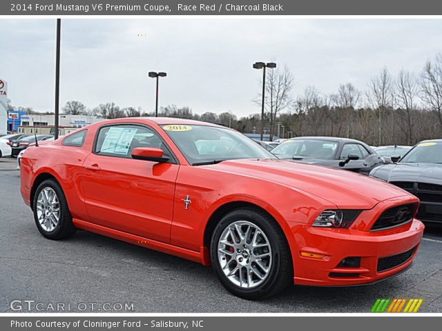 2014 Ford Mustang V6 Premium Coupe in Race Red