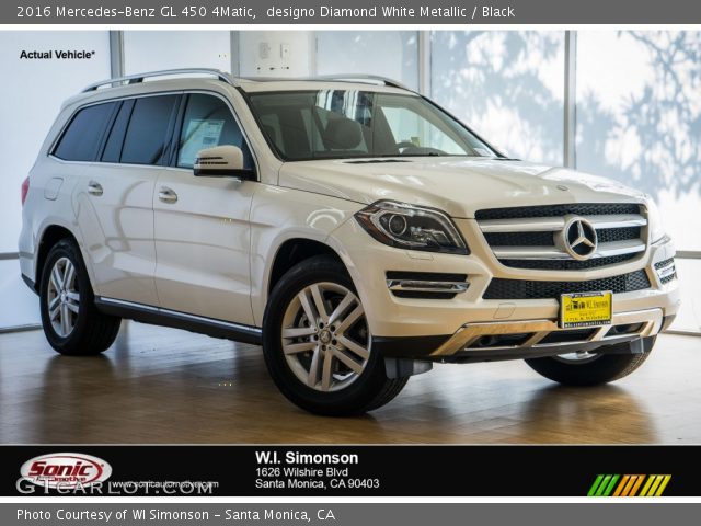 2016 Mercedes-Benz GL 450 4Matic in designo Diamond White Metallic