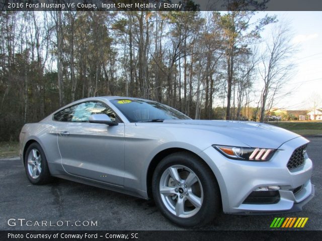 2016 Ford Mustang V6 Coupe in Ingot Silver Metallic