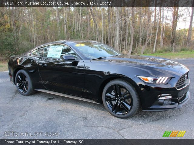 2016 Ford Mustang EcoBoost Coupe in Shadow Black