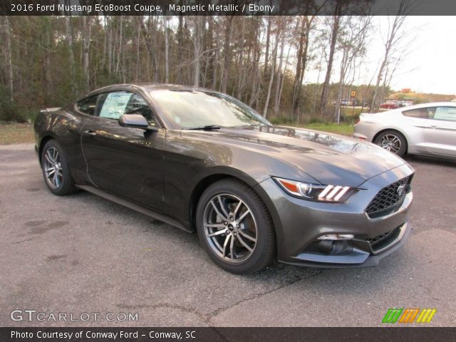 2016 Ford Mustang EcoBoost Coupe in Magnetic Metallic