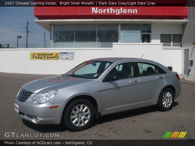 2007 Chrysler Sebring Sedan in Bright Silver Metallic