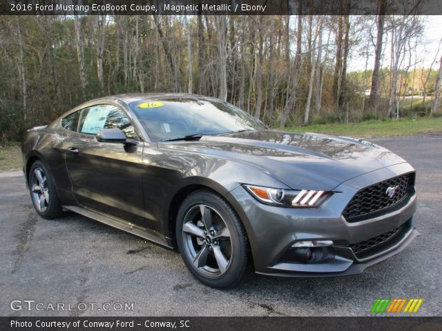 2016 Ford Mustang EcoBoost Coupe in Magnetic Metallic