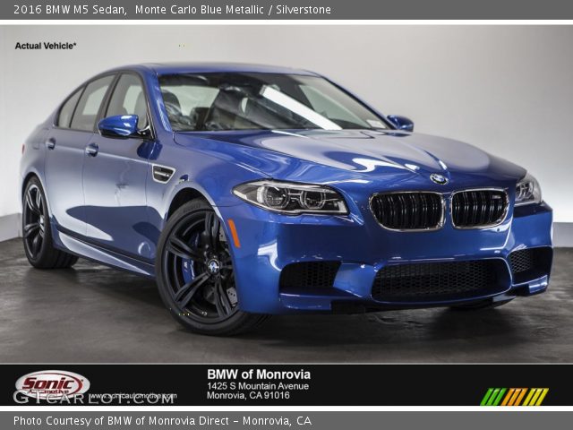 2016 BMW M5 Sedan in Monte Carlo Blue Metallic