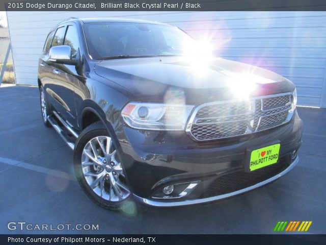 2015 Dodge Durango Citadel in Brilliant Black Crystal Pearl