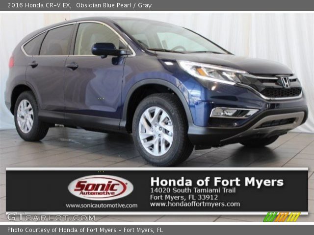 2016 Honda CR-V EX in Obsidian Blue Pearl
