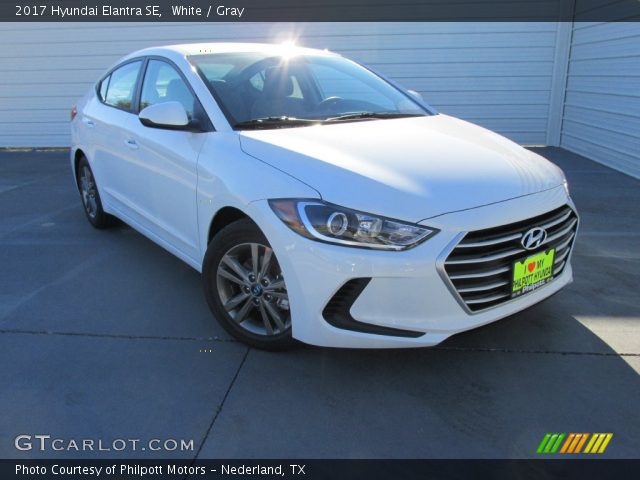 2017 Hyundai Elantra SE in White