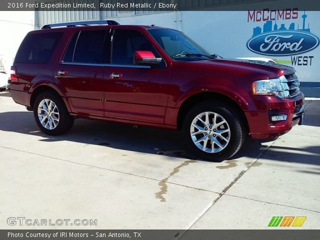 2016 Ford Expedition Limited in Ruby Red Metallic