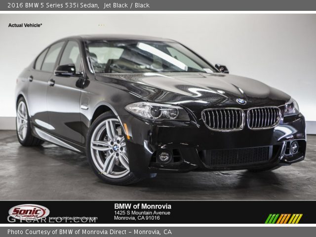 2016 BMW 5 Series 535i Sedan in Jet Black