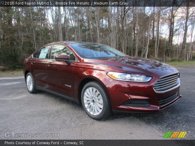 2016 Ford Fusion Hybrid S in Bronze Fire Metallic