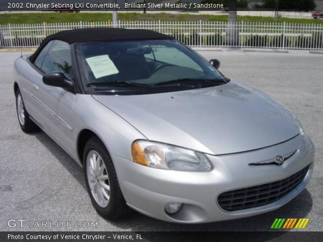 2002 Chrysler Sebring LXi Convertible in Brilliant Silver Metallic