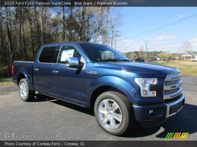 2016 Ford F150 Platinum SuperCrew in Blue Jeans