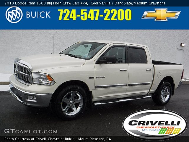 2010 Dodge Ram 1500 Big Horn Crew Cab 4x4 in Cool Vanilla