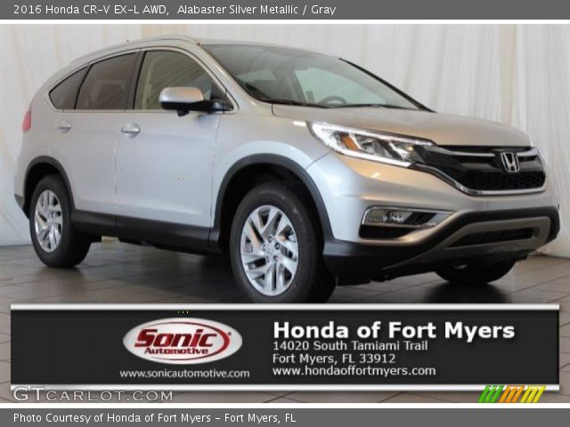 2016 Honda CR-V EX-L AWD in Alabaster Silver Metallic