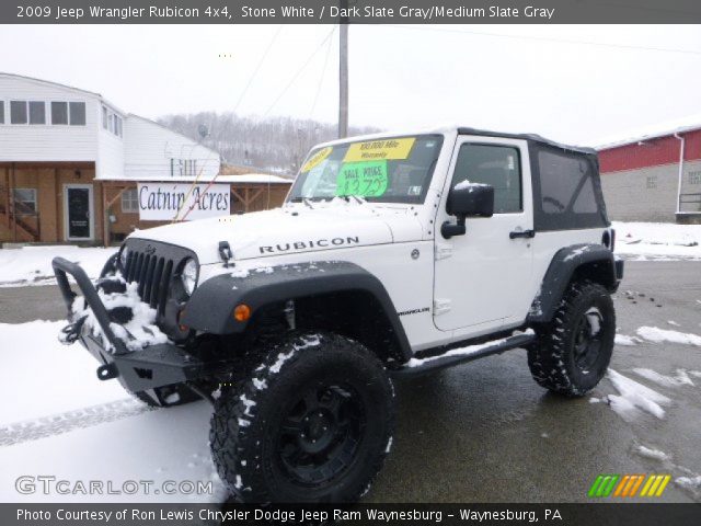 2009 Jeep Wrangler Rubicon 4x4 in Stone White