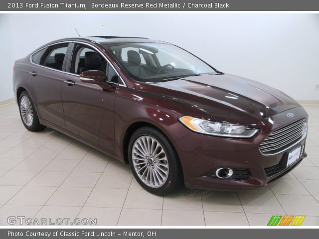 2013 Ford Fusion Titanium in Bordeaux Reserve Red Metallic