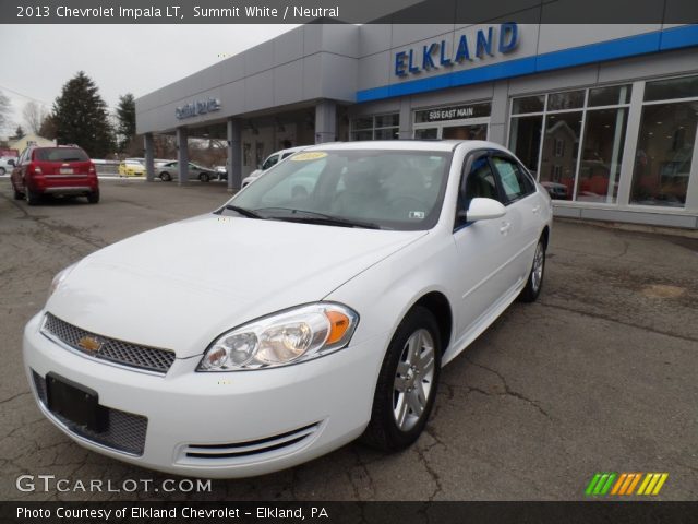 2013 Chevrolet Impala LT in Summit White