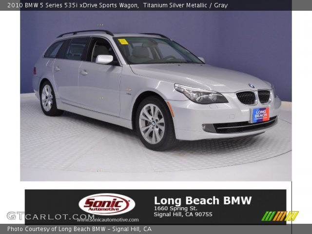 2010 BMW 5 Series 535i xDrive Sports Wagon in Titanium Silver Metallic