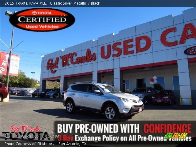 2015 Toyota RAV4 XLE in Classic Silver Metallic