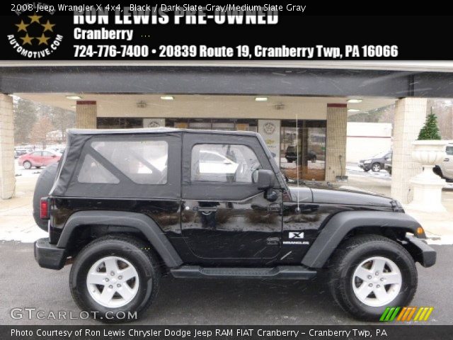 2008 Jeep Wrangler X 4x4 in Black