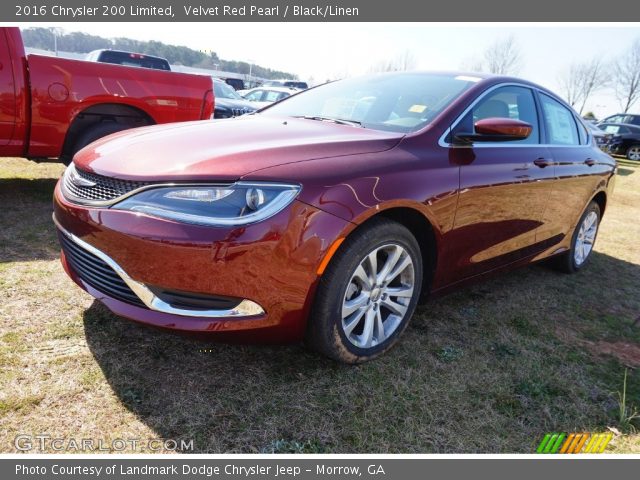 2016 Chrysler 200 Limited in Velvet Red Pearl