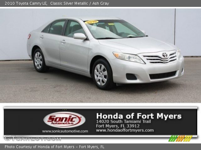 2010 Toyota Camry LE in Classic Silver Metallic