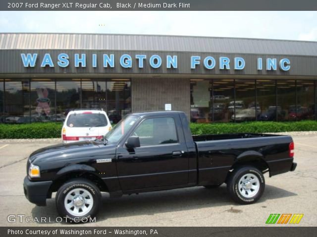 2007 Ford Ranger XLT Regular Cab in Black