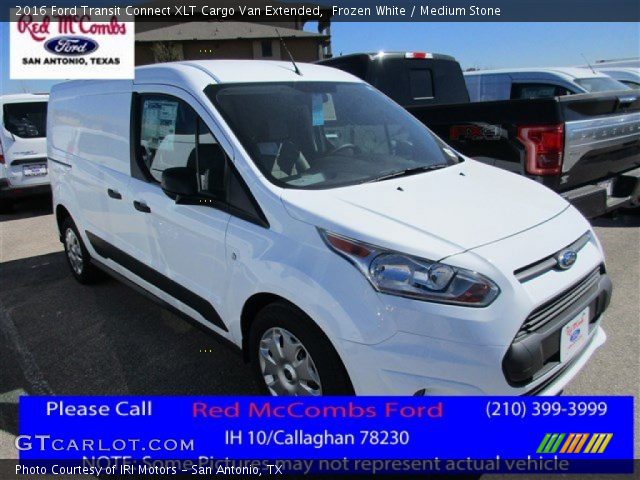 2016 Ford Transit Connect XLT Cargo Van Extended in Frozen White