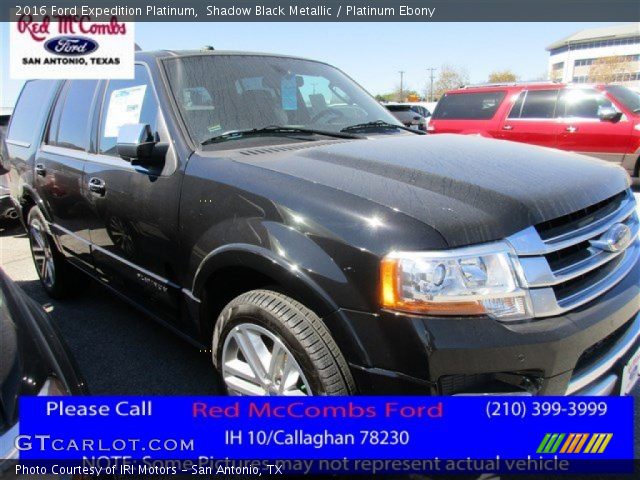 2016 Ford Expedition Platinum in Shadow Black Metallic