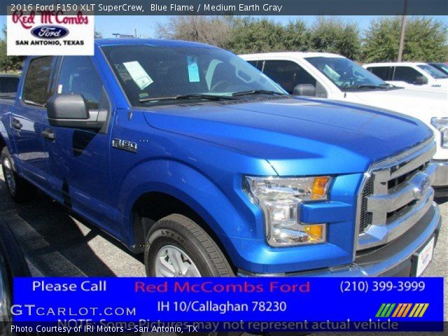 2016 Ford F150 XLT SuperCrew in Blue Flame