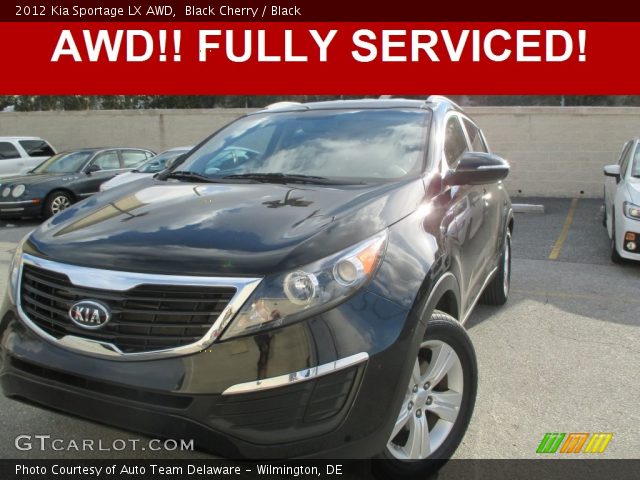 2012 Kia Sportage LX AWD in Black Cherry