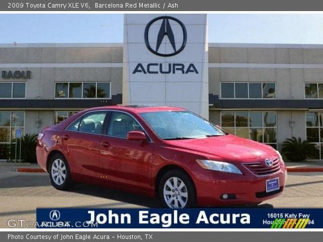 2009 Toyota Camry XLE V6 in Barcelona Red Metallic