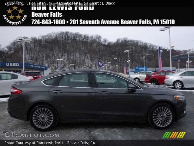2015 Ford Fusion Titanium in Magnetic Metallic