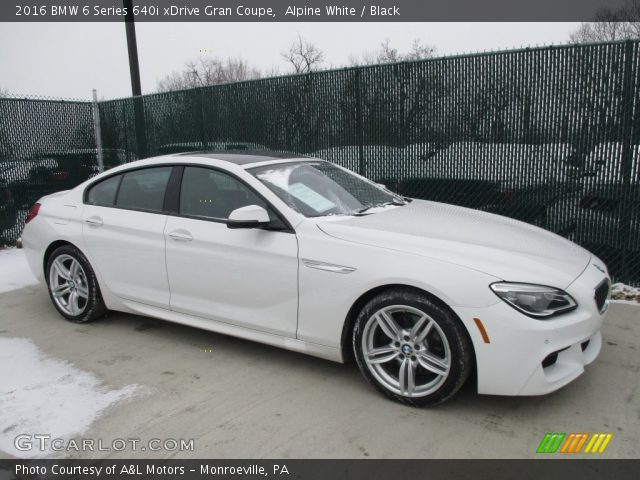 2016 BMW 6 Series 640i xDrive Gran Coupe in Alpine White