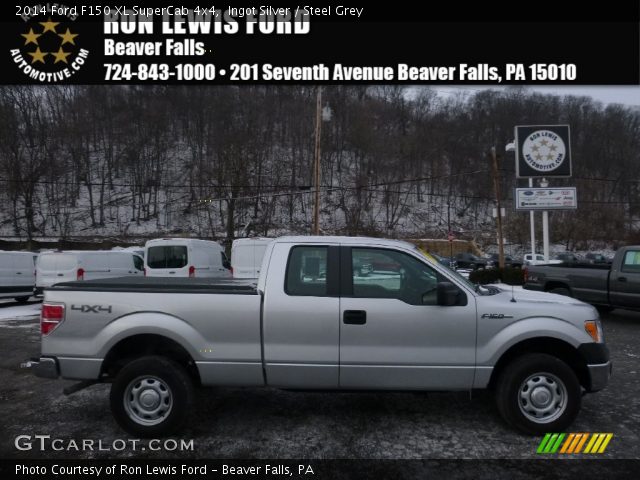 2014 Ford F150 XL SuperCab 4x4 in Ingot Silver