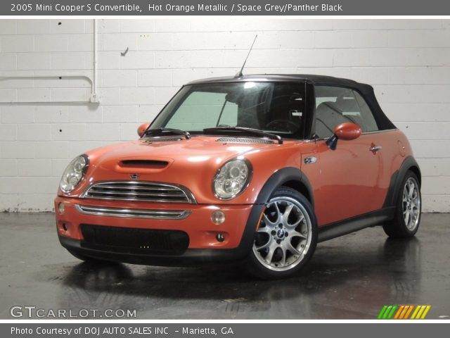 2005 Mini Cooper S Convertible in Hot Orange Metallic