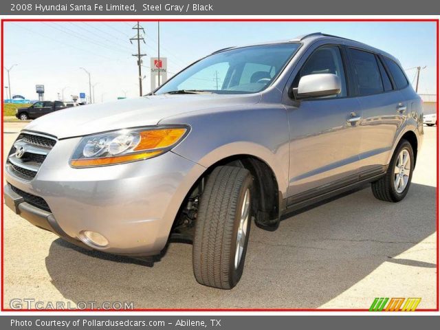 2008 Hyundai Santa Fe Limited in Steel Gray