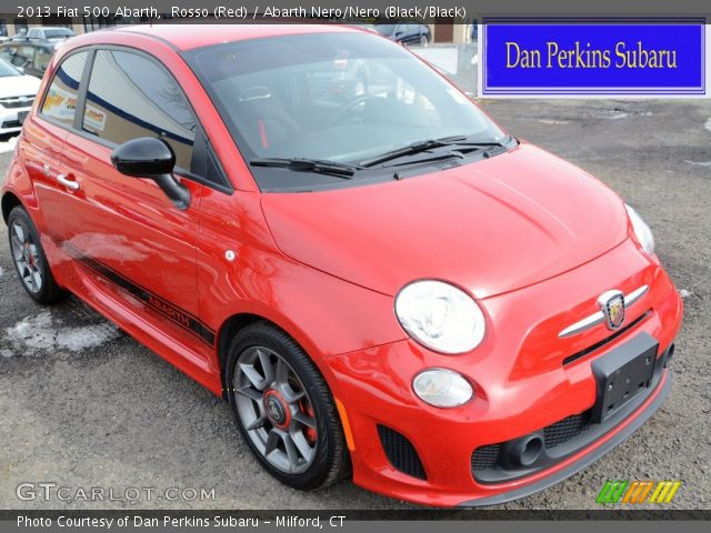 2013 Fiat 500 Abarth in Rosso (Red)